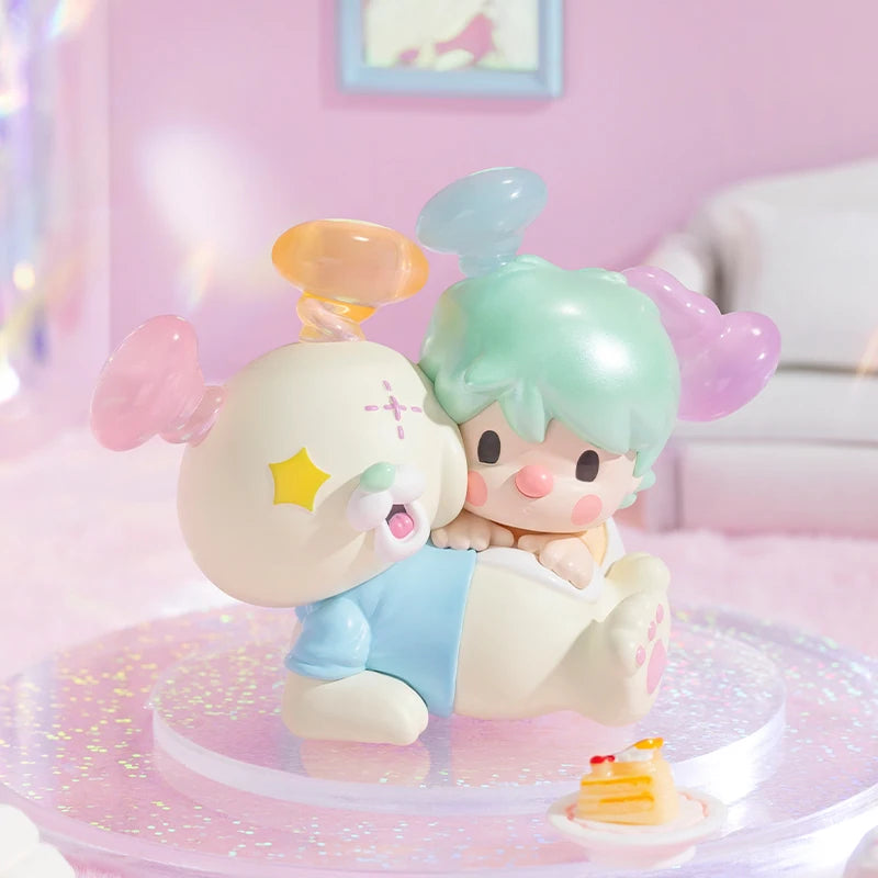 POP MART Sweet Bean x INSTINCTOY Sweet Together Series Mystery Box 1PC/12PCS Blind Box Action Figure Cute Toy