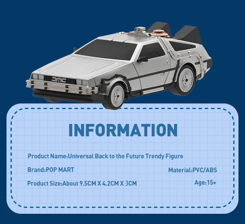 POP MART Universal Trendy Figurine Back to the Future ET Jaws Jurassic World POPMART Cute Toy Birthday Gift