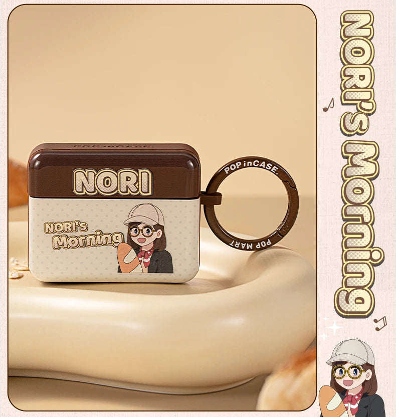 POP MART NORI's Morning Series For iPhone AirPods Pro Beautiful Cute Earphone Case