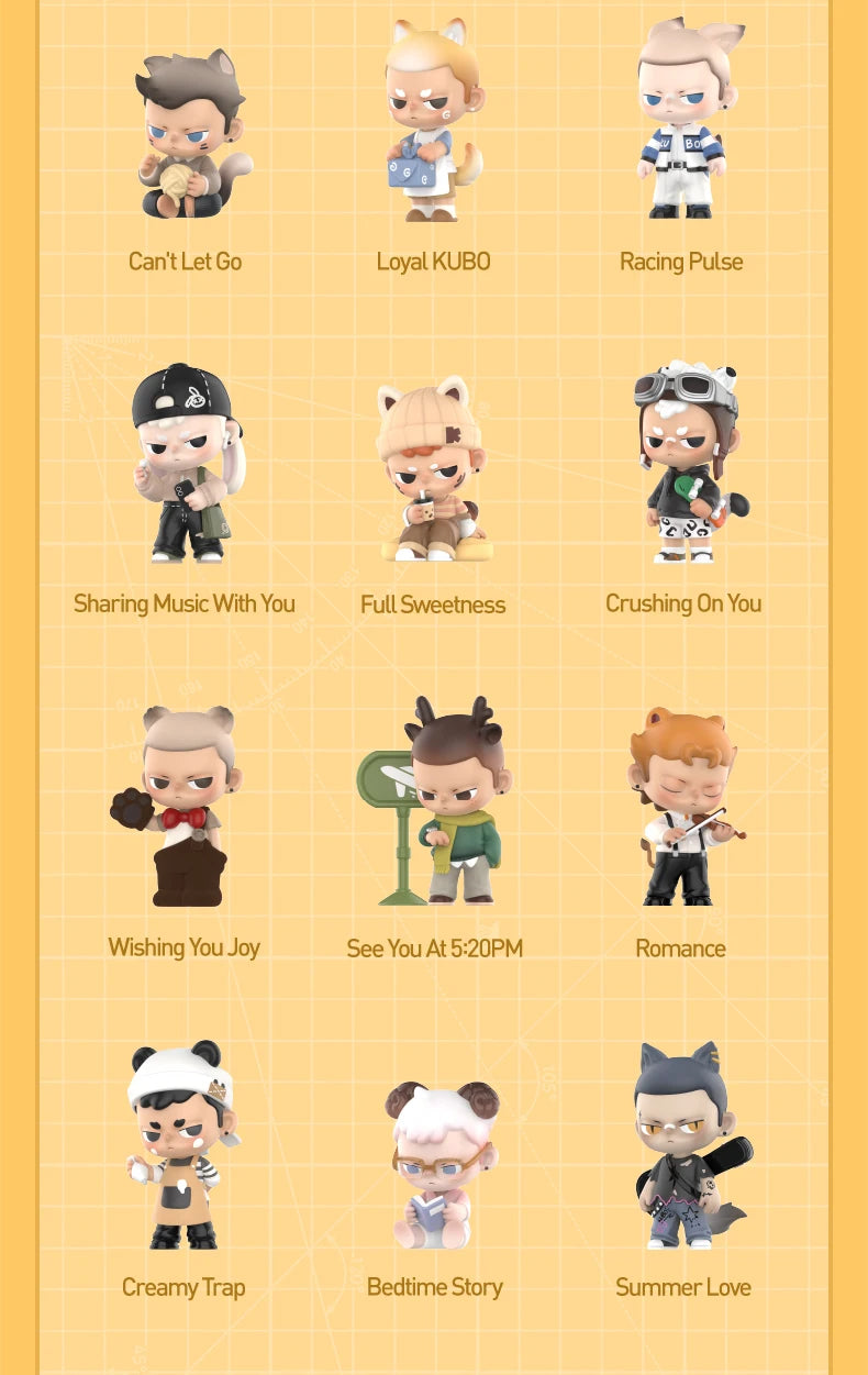 POP MART KUBO 24/7 YOU Series Figures 1PC/12PCS Blind Box POPMART