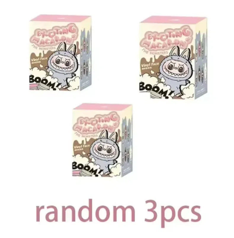 Labubu Heartbeat Macaron Monster Face Blind Box Figurine