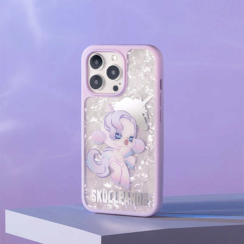 POP MART Skullpanda The Mare of Animals Series - Case for iPhone 13 Pro/iPhone 13 Pro Max (The Unicorn)