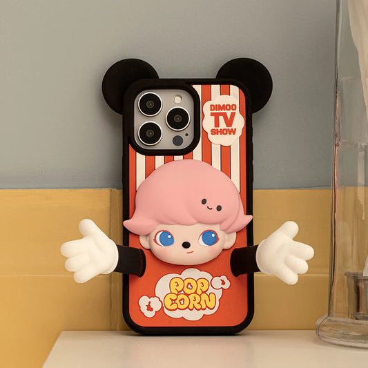 POP MART DIMOO WORLD × DISNEY Series-Phone Case for iPhone 15 Pro Max/16 Pro/16 Pro Max