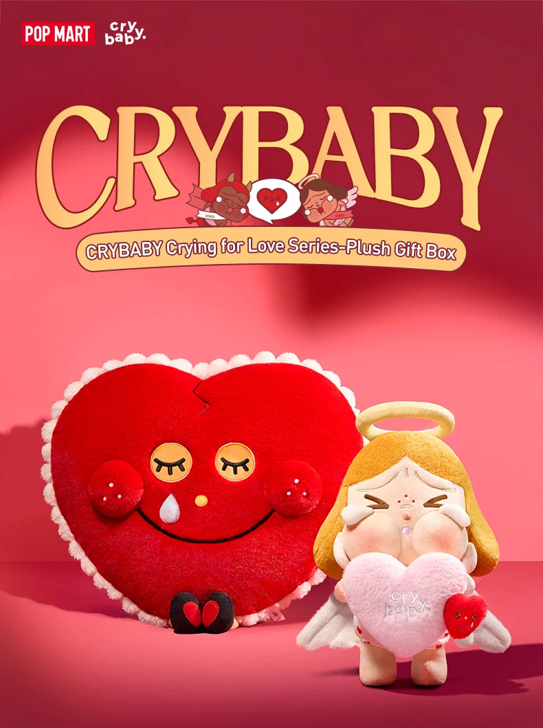 POP MART CRYBABY Crying for Love Series-Plush Gift Box Limited to 2pcs per Order