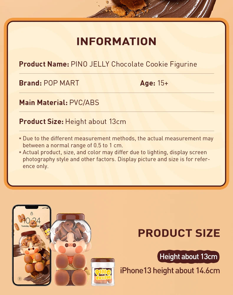 POP MART PINO JELLY Chocolate Cookie Figurine
