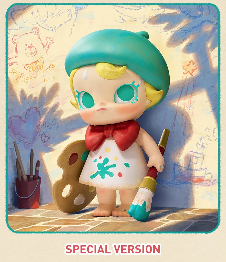 POP MART Baby Molly Future Painter Figurine Limited to 1pc per order