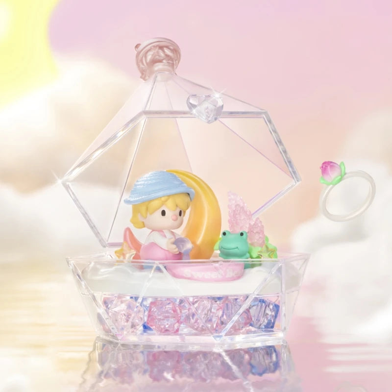 POP MART Wishes at Your Fingertips Series Scene Set Mystery Box 1PC/8PCS POPMART Blind Box Skullpanda Dimoo Labubu Romantic Ring