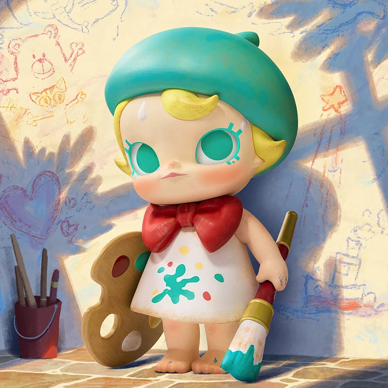 POP MART Baby Molly Future Painter Figurine Limited to 1pc per order