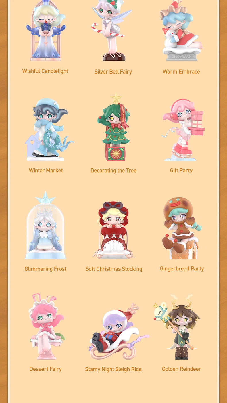 POP MART AZURA Warm Christmas Series Figures 1PC/12PCS Blind Box POPMART