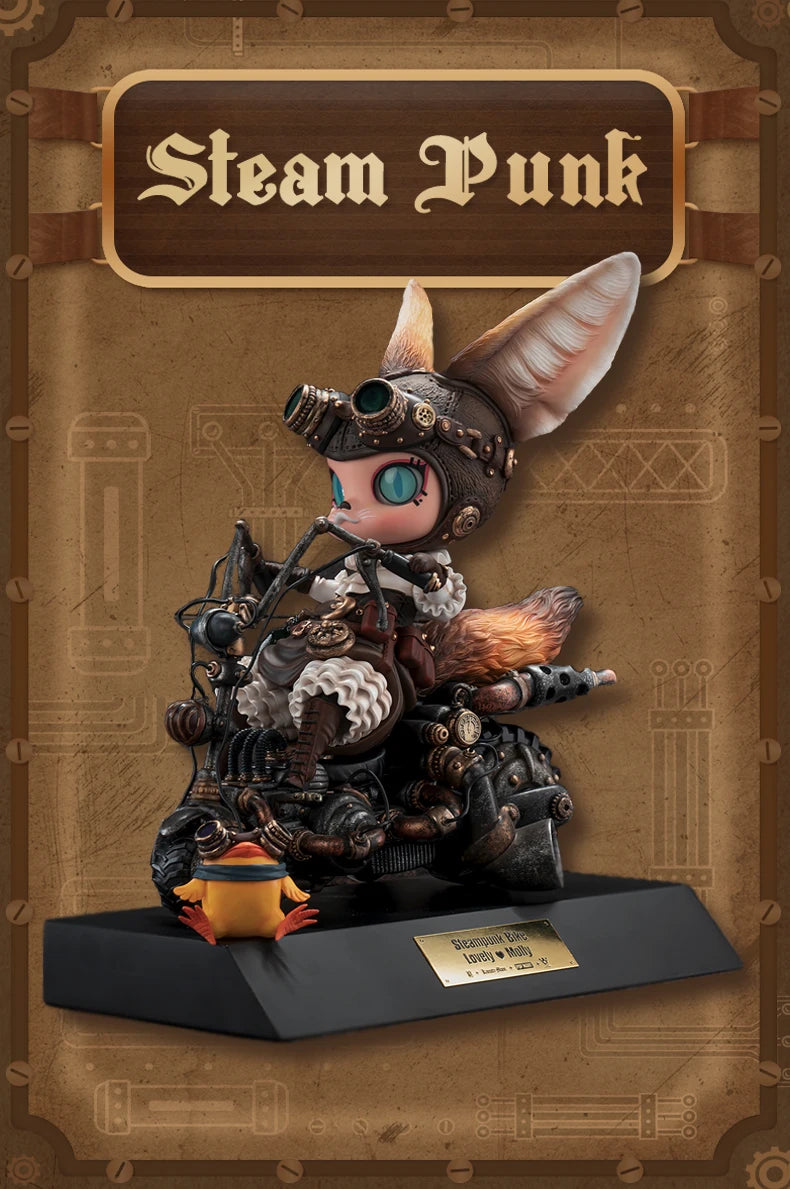 POP MART STEAMPUNK BIKE LOVELY MOLLY Artist Edition & Special Edition Limited to 1PC per user ID