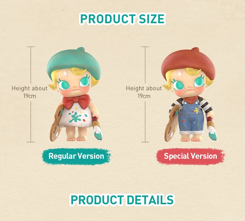 POP MART Baby Molly Future Painter Figurine Limited to 1pc per order