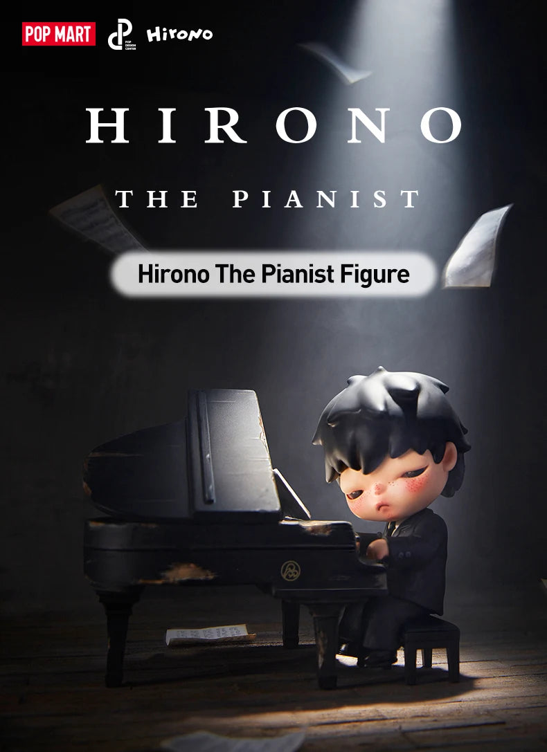 POP MART Hirono The Pianist Figure Limited Edition Limited to 2pcs per order