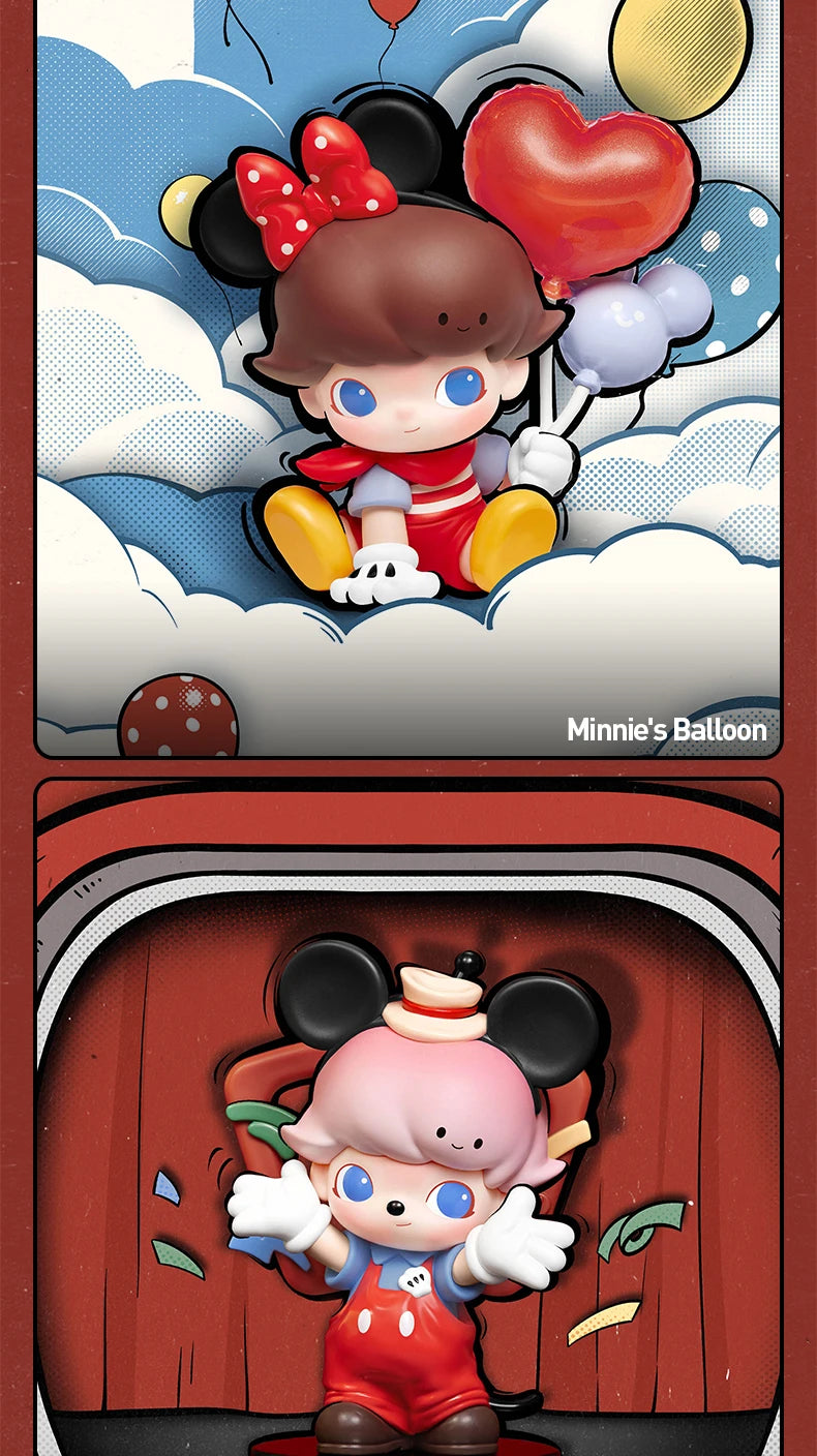 POP MART DIMOO WORLD × DISNEY Series Figures Blind Box 1PC/12PCS Mystery Box
