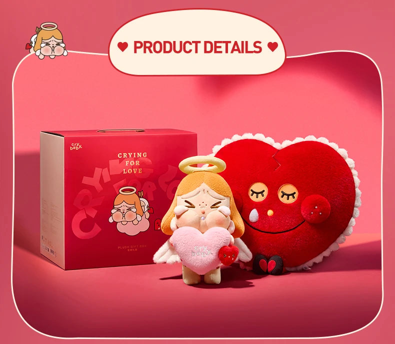 POP MART CRYBABY Crying for Love Series-Plush Gift Box Limited to 2pcs per Order
