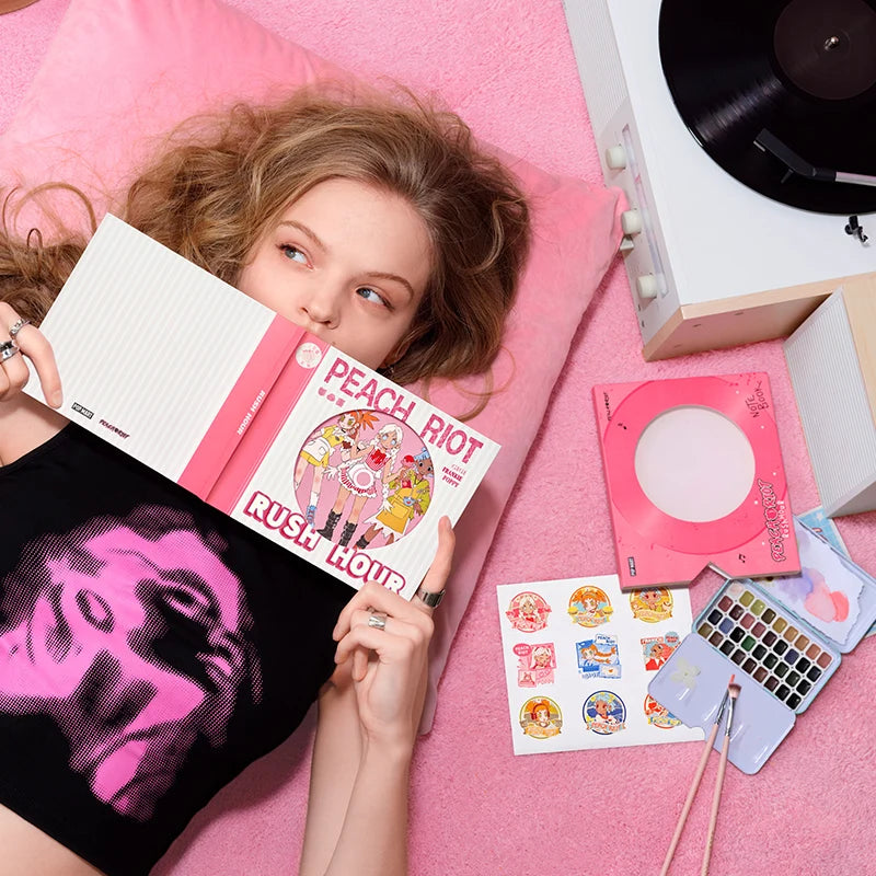 POP MART Peach Riot Rush Hour Series-Notebook