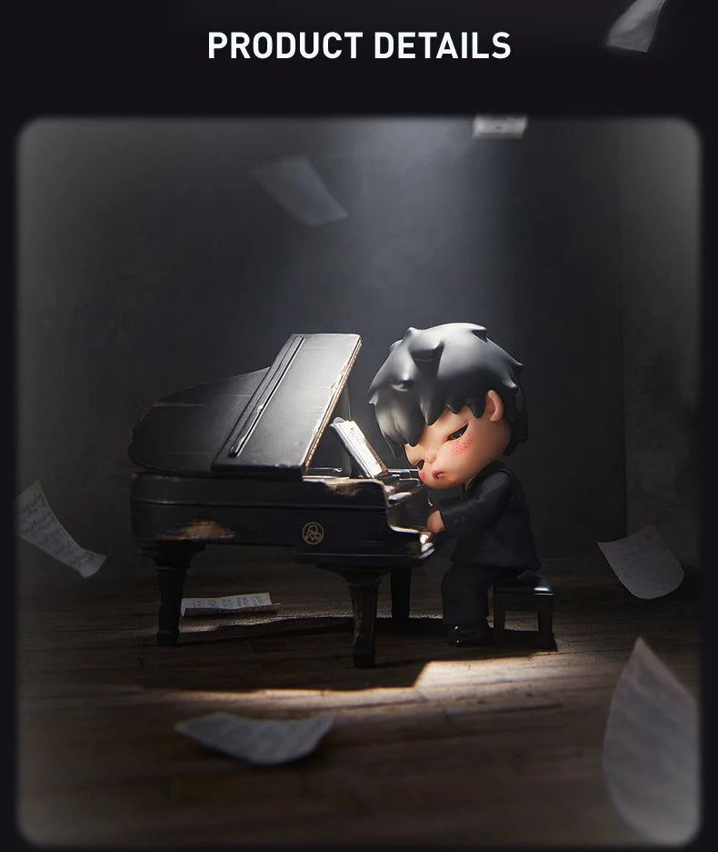 POP MART Hirono The Pianist Figure Limited Edition Limited to 2pcs per order