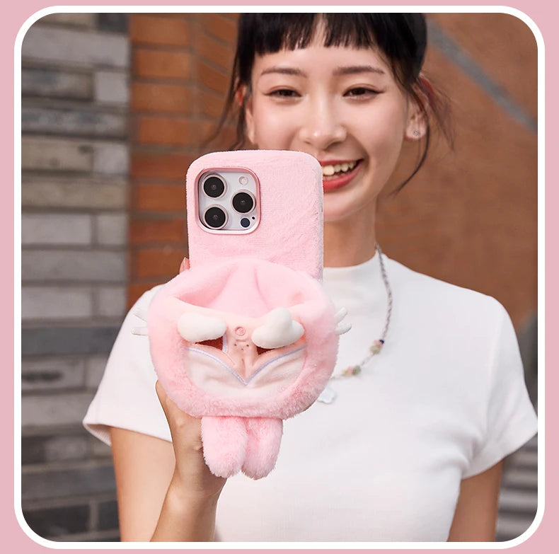 POP MART CRYBABY Crying Again Series - Phone Case for iPhone 14 Pro Max/ iPhone 15 Pro Max/ iPhone 16 Pro Max