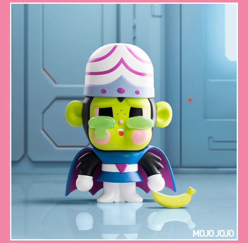 【EU Exclusive】POP MART CRYBABY X Powerpuff Girls Series Mystery Box by Molly 1PC/12PCS POPMART Blind Box Action Figure Cute Toy