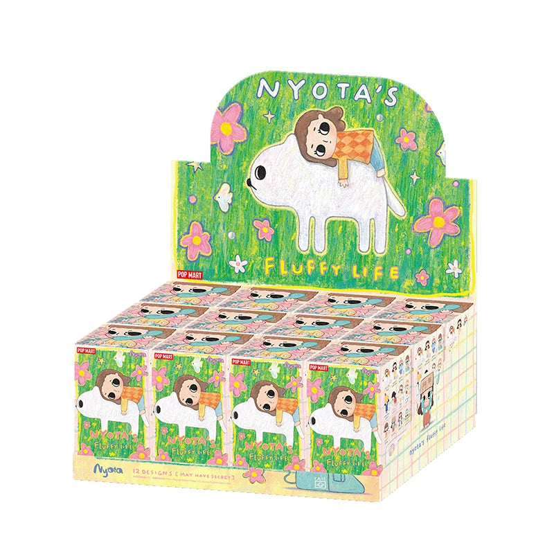 POP MART Nyota's Fluffy Life Series Mystery Box 1PC/12PCS POPMART Blind Box Action Figure Cute Toy Birthday Gift