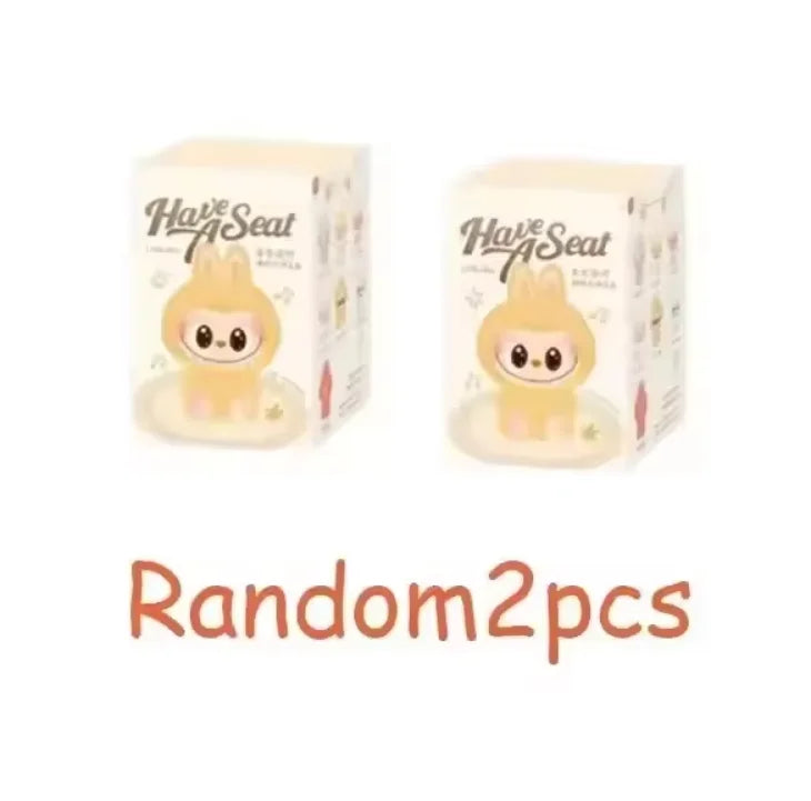 Labubu Heartbeat Macaron Monster Face Blind Box Figurine