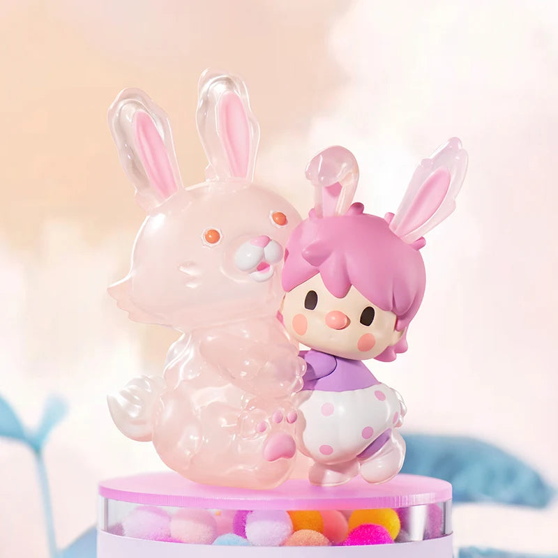 POP MART Sweet Bean x INSTINCTOY Sweet Together Series Mystery Box 1PC/12PCS Blind Box Action Figure Cute Toy
