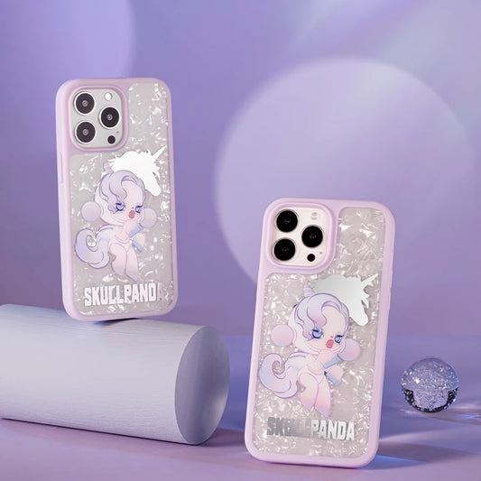 POP MART Skullpanda The Mare of Animals Series - Case for iPhone 13 Pro/iPhone 13 Pro Max (The Unicorn)