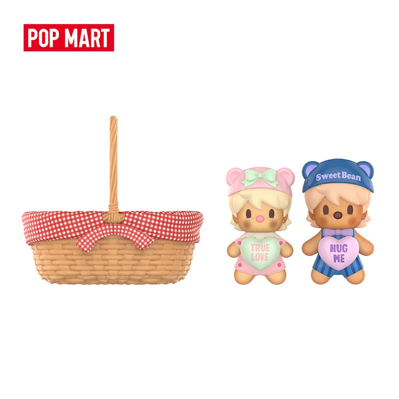 POP MART Sweet Bean Cookie Basket Figurine Set Action Figure Cute Toy