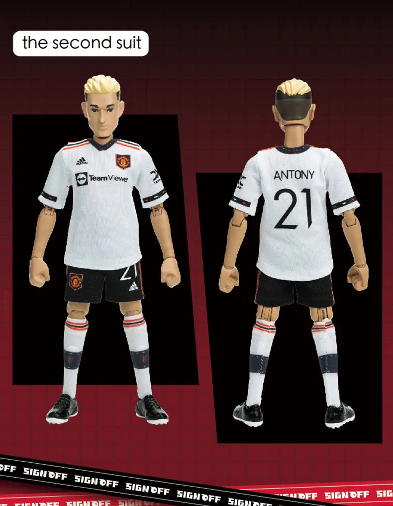 SIGNOFF X ZEROWORKS MANCHESTER UNITED COLLECTIBLE ACTION FIGURE Ball-jointed Doll