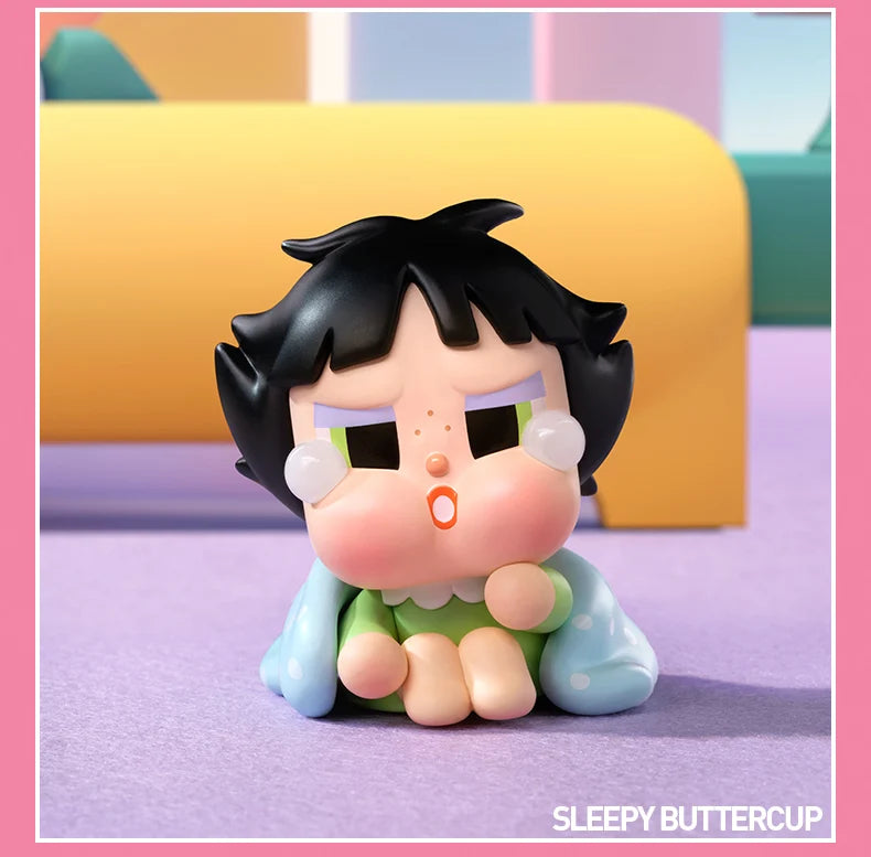 【EU Exclusive】POP MART CRYBABY X Powerpuff Girls Series Mystery Box by Molly 1PC/12PCS POPMART Blind Box Action Figure Cute Toy