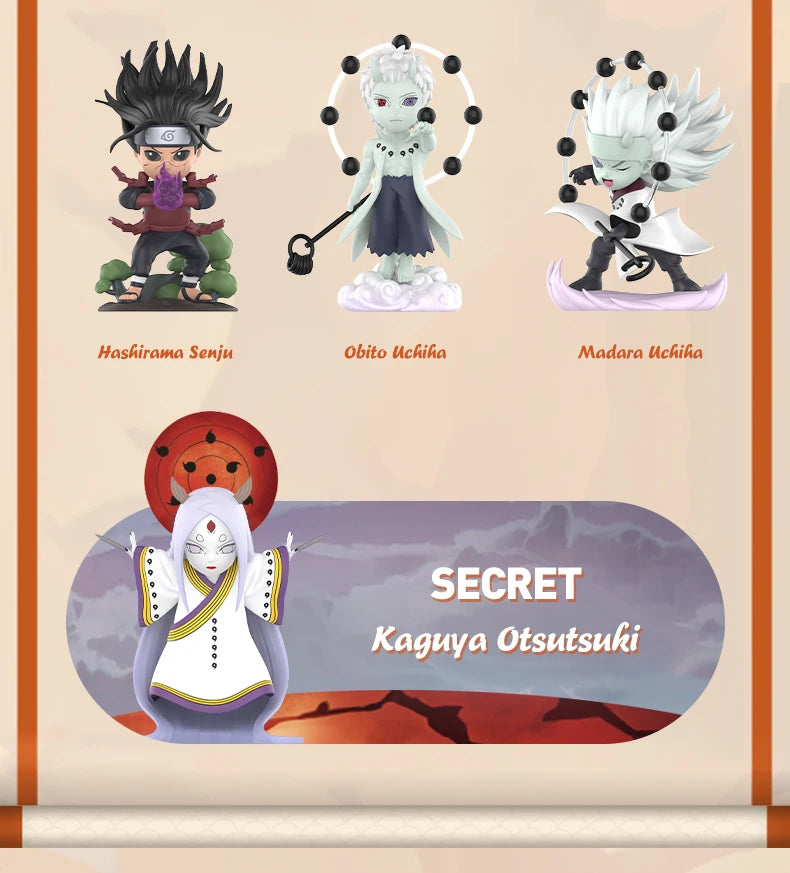 POP MART NARUTO NINKAI TAISEN Series Mystery Box 1PC/12PCS POPMART Blind Box Anime Action Figure