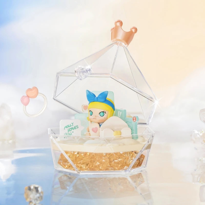 POP MART Wishes at Your Fingertips Series Scene Set Mystery Box 1PC/8PCS POPMART Blind Box Skullpanda Dimoo Labubu Romantic Ring