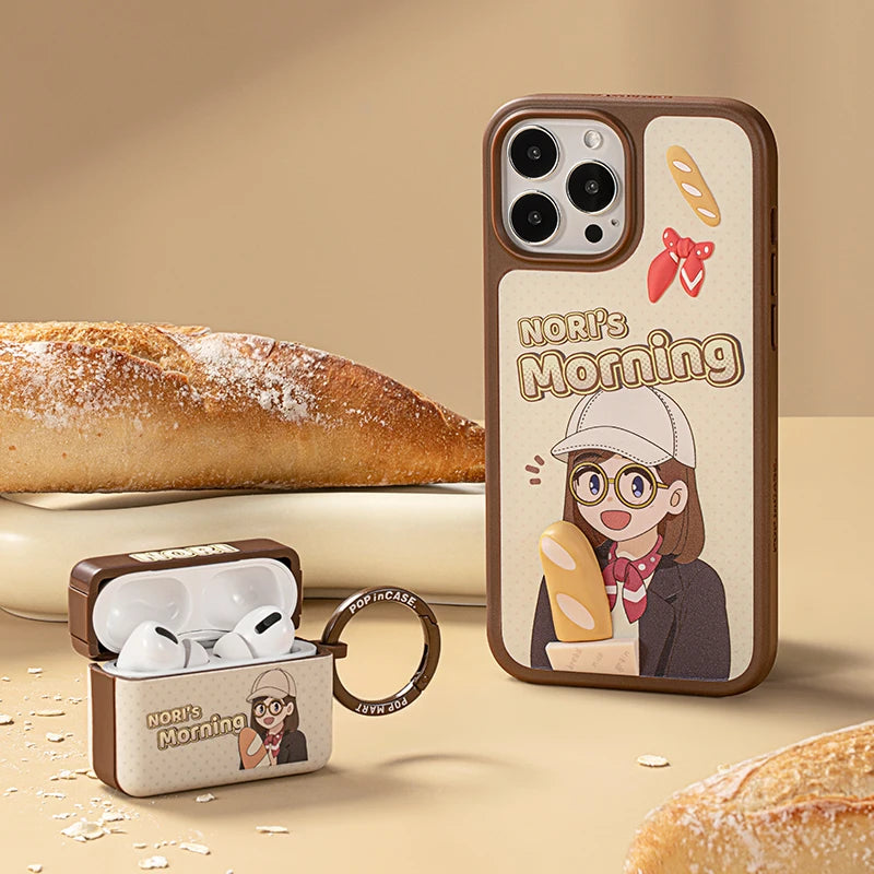 POP MART NORI's Morning Series For iPhone AirPods Pro Beautiful Cute Earphone Case