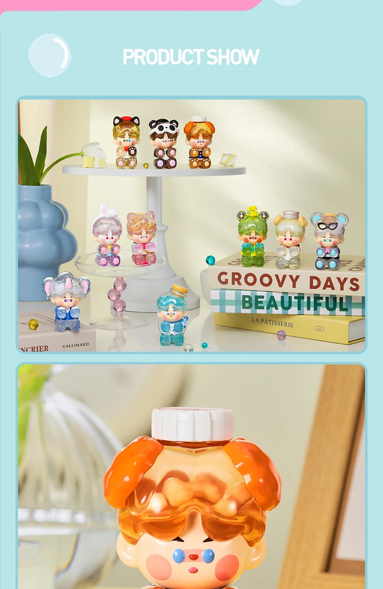 POP MART PINO JELLY in Your Life Series Mystery Box 1PC/9PCS POPMART Blind Box Anime Action Figure Cute Figurine