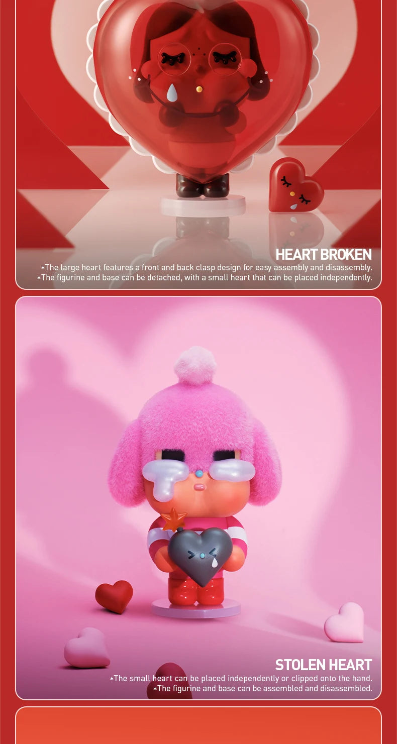 POP MART CRYBABY Crying For Love Series Figures 1PC/12PCS Blind Box POPMART