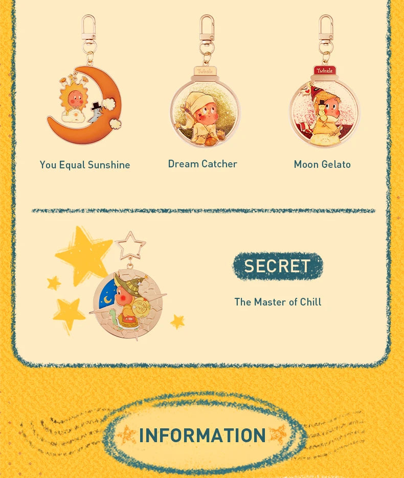 POP MART We are Twinkle Twinkle Series - Pendant Blind Box 1PC/9PCS POPMART Mystery Box Cute Toy