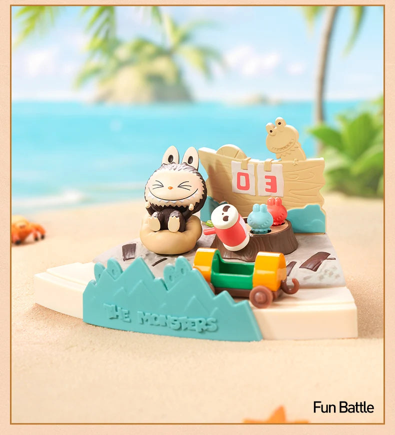 POP MART THE MONSTERS Playing Games Series Scene Sets Mystery Box 1PC/6PCS POPMART Blind Box Action Figure