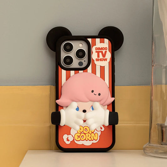 POP MART DIMOO WORLD × DISNEY Series-Phone Case for iPhone 15 Pro Max/16 Pro/16 Pro Max