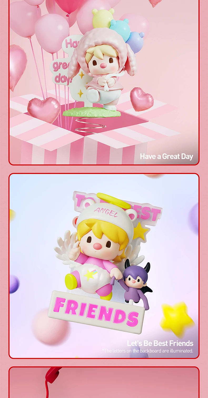 POP MART Sweet Bean The Language of Love Series Figures 1PC/12PCS POPMART Blind Box Figure