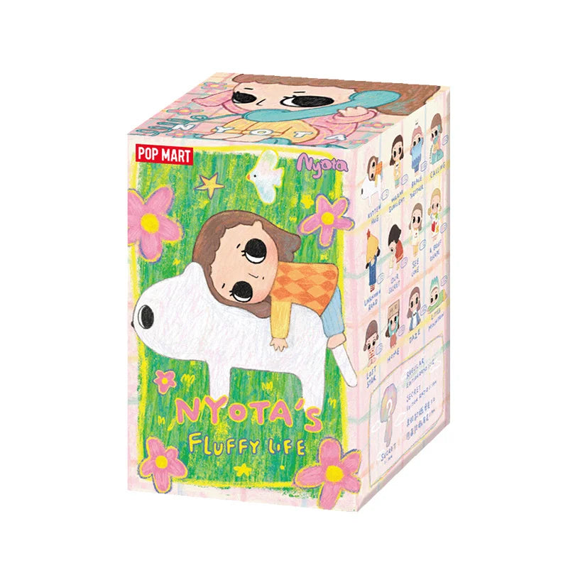 POP MART Nyota's Fluffy Life Series Mystery Box 1PC/12PCS POPMART Blind Box Action Figure Cute Toy Birthday Gift