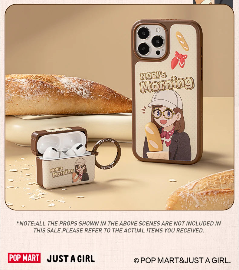 POP MART NORI's Morning Series For iPhone AirPods Pro Beautiful Cute Earphone Case