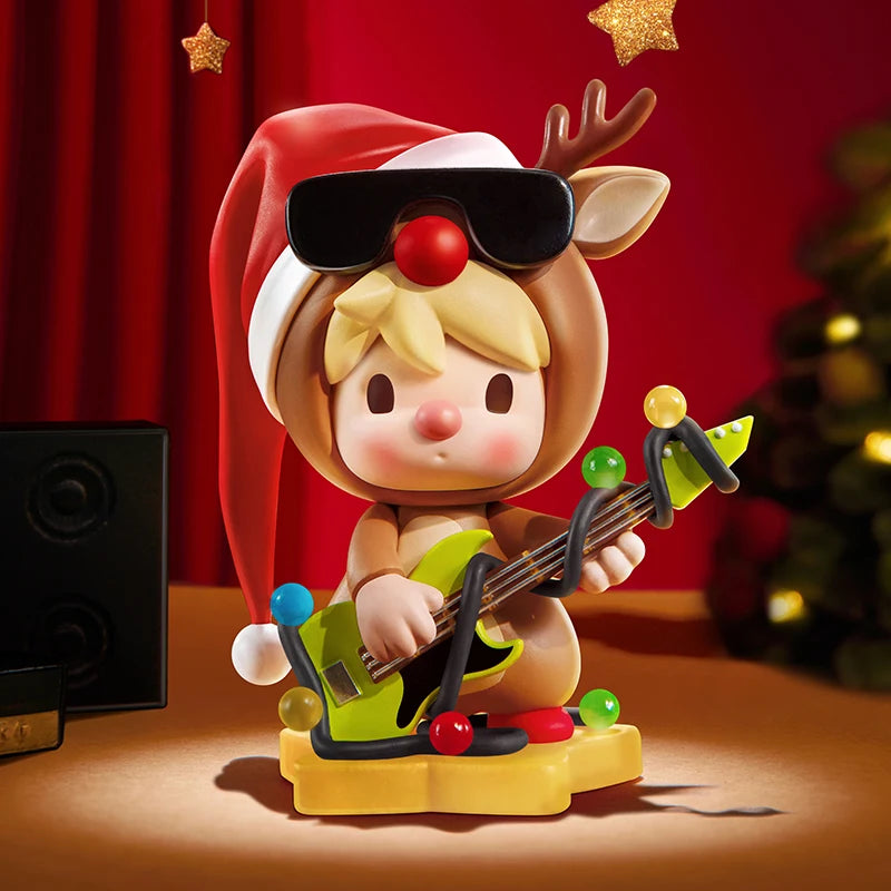 POP MART Sweet Bean Rock Reindeer Figure 100% Figurine Cute Toy Action Figure