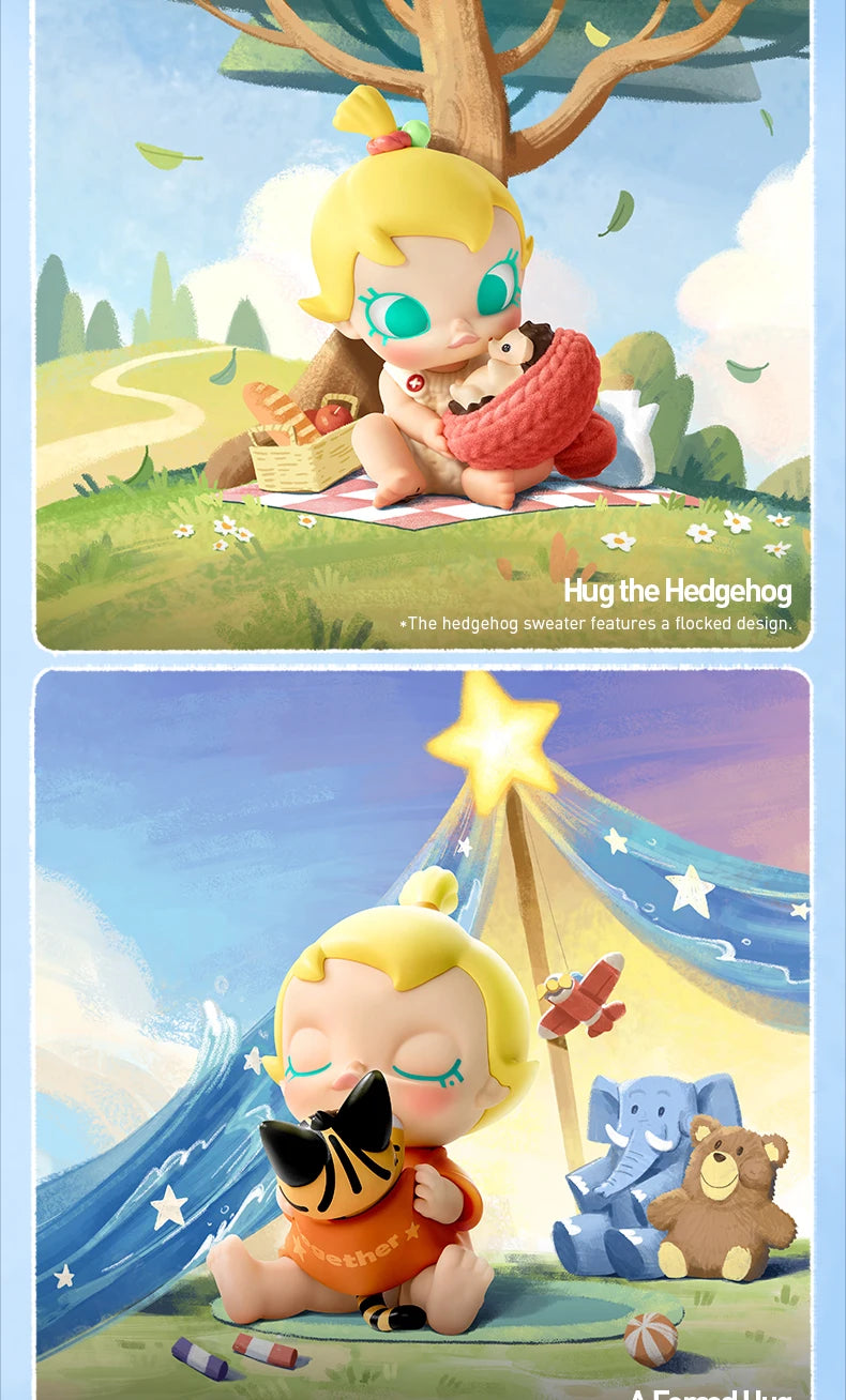 POP MART Baby Molly My Huggable Discovery Series Figures 1PC/12PCS Blind Box POPMART