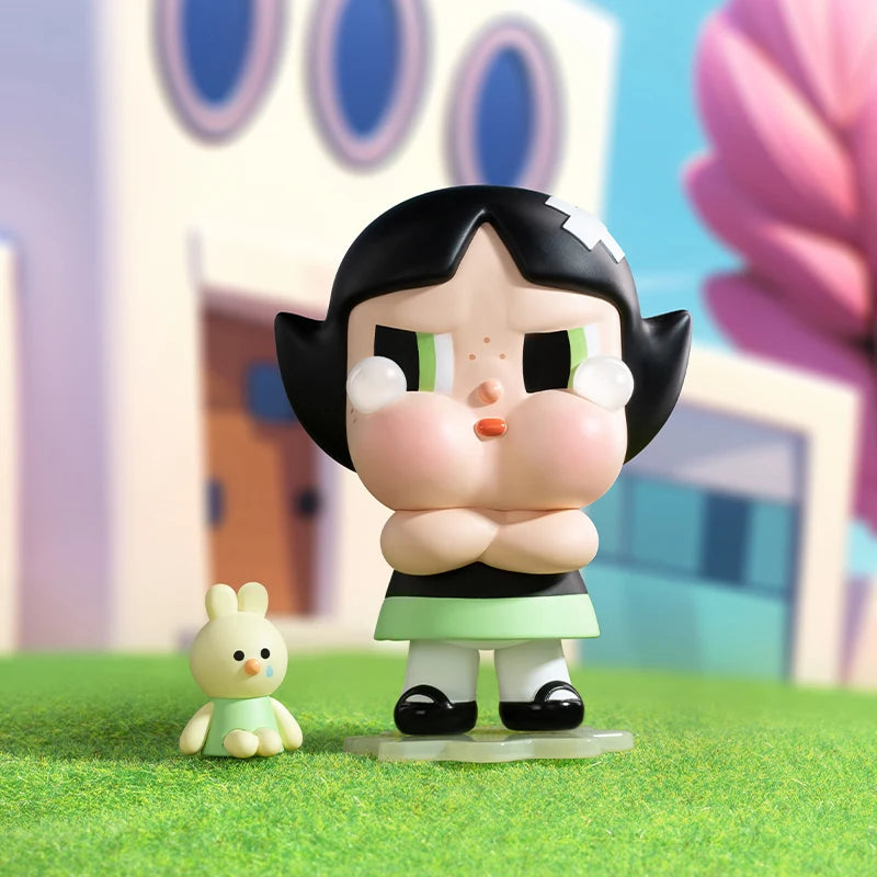 【EU Exclusive】POP MART CRYBABY X Powerpuff Girls Series Mystery Box by Molly 1PC/12PCS POPMART Blind Box Action Figure Cute Toy
