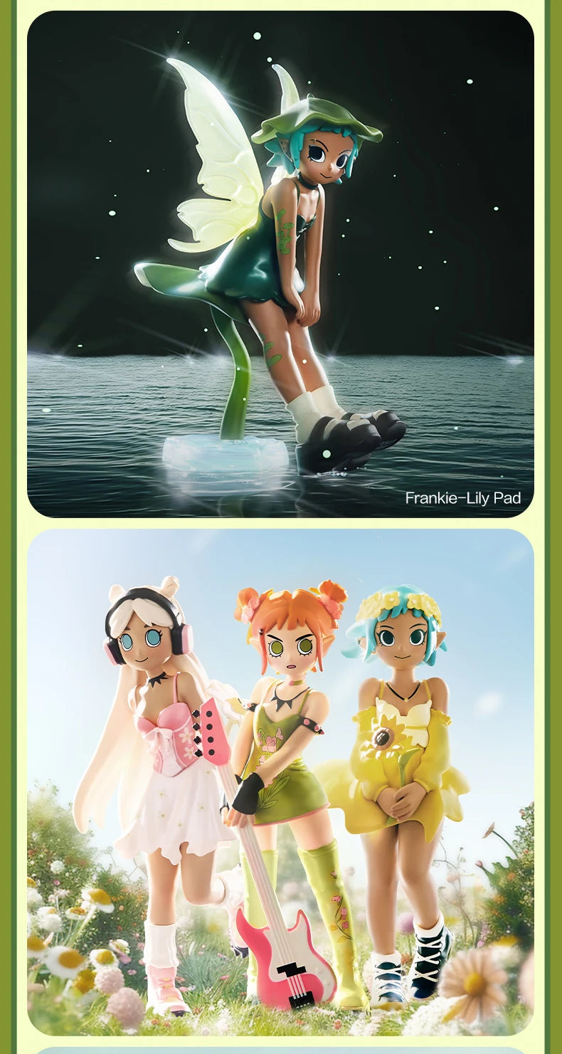 POP MART Peach Riot Punk Fairy Series Mystery Box 1PC/12PCS POPMART Blind Box Action Figure Cute Toy