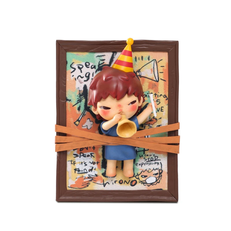 POP MART INNER FLOW Hirono Listening Saying Seeing Figurine