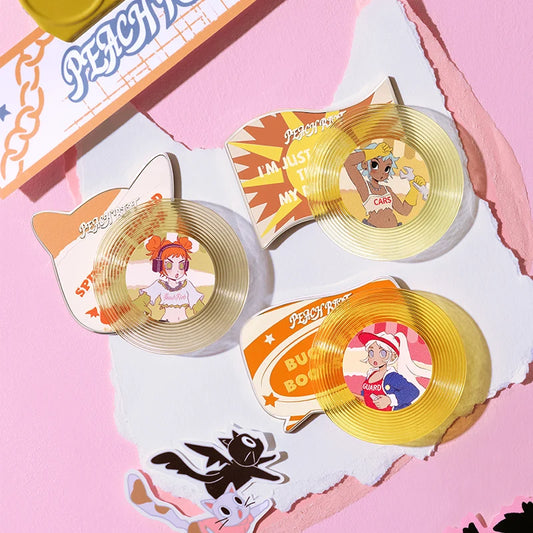 POP MART Peach Riot Rush Hour Series-Fridge Magnet Blind Box 1PC/9PCS POPMART Mystery Box