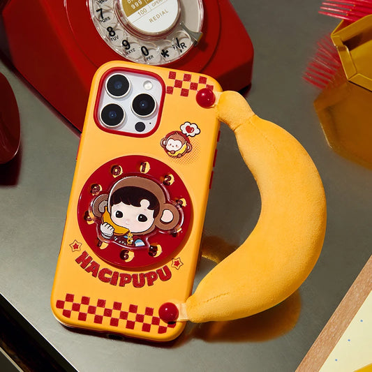 POP MART HACUIPUPU-Rolling Time Machine Series-Phone Case for iPhone 16 Pro/16 Pro Max