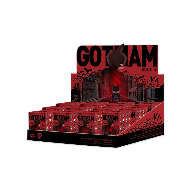 POP MART DC Gotham City Series Mystery Box 1PC/12PCS Blind Box POPMART Action Figure BATMAN HARLY QUINN JOKER JUSTICE LEAGUE