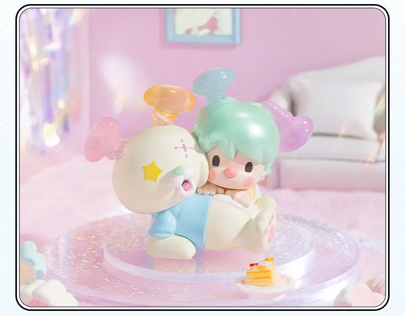 POP MART Sweet Bean x INSTINCTOY Sweet Together Series Mystery Box 1PC/12PCS Blind Box Action Figure Cute Toy