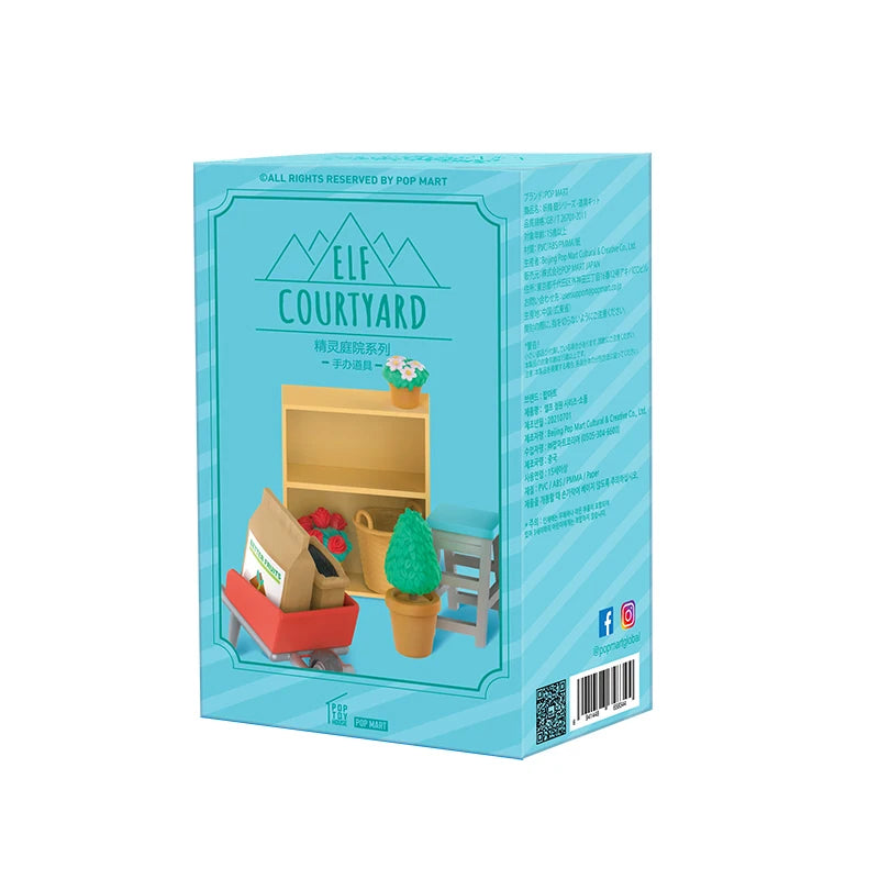 POP MART COUNTRYARD ELF Series Mystery Box 1PC/9PCS Figurine Blind Box Birthday Gift Animal Toys Action Figures